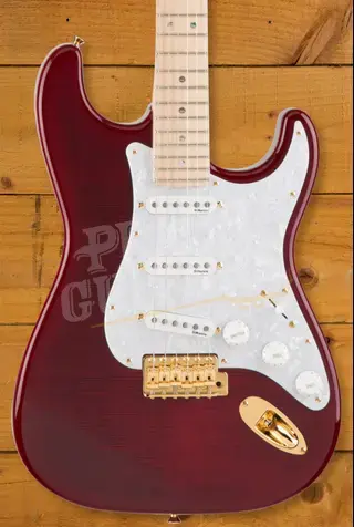 Fender Richie Kotzen Stratocaster - Maple - Transparent Red Burst