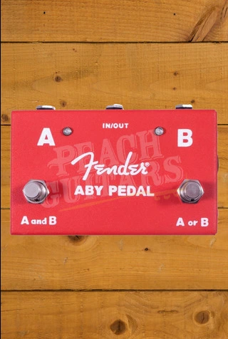 Fender Accessories | 2-Switch ABY Pedal - Red