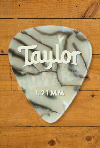 Taylor TaylorWare | Celluloid 351 Guitar Picks - Abalone - 1.21mm - 12 Pack