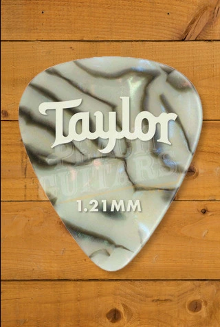 Taylor TaylorWare Celluloid 351 Guitar Pick - Abalone - 1.21mm - 12-Pack