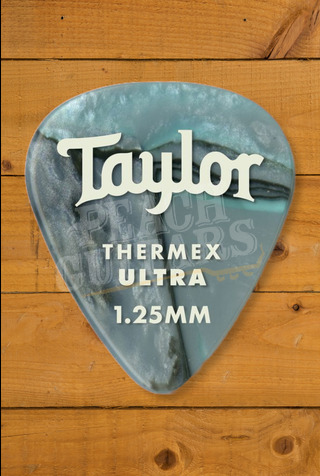 Taylor TaylorWare | Premium 351 Thermex Ultra Guitar Picks - Abalone - 1.25mm - 6 Pack
