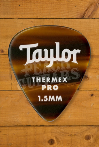 Taylor TaylorWare | Premium 351 Thermex Pro Guitar Picks - Tortoise Shell - 1.50mm - 6 Pack