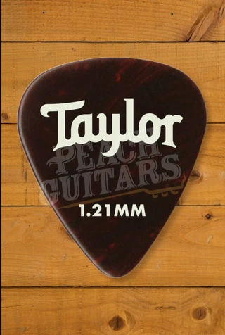 Taylor TaylorWare Celluloid 351 Guitar Pick - Tortoise Shell - 1.21mm - 12-Pack
