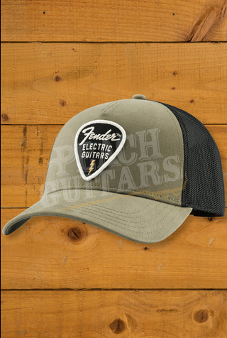 Fender Accessories | Snap Back Pick Patch Hat - Olive