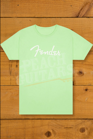 Fender Accessories | Spaghetti Logo T-Shirt - Surf Green