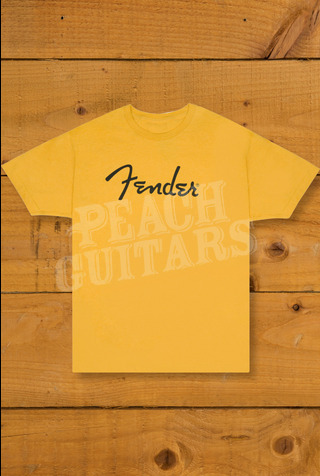 Fender Spaghetti Logo T-Shirt | Butterscotch Blonde - XXL