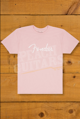Fender Accessories | Spaghetti Logo T-Shirt - Shell Pink