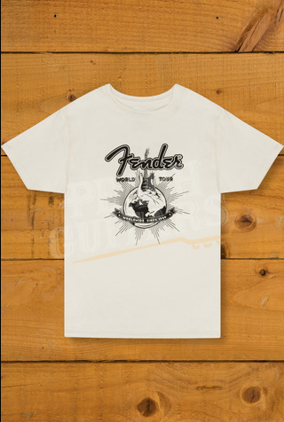 Fender Lifestyle | World Tour T-Shirt - Vintage White