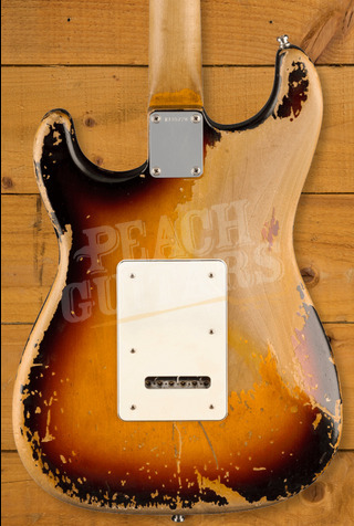 Fender Custom Shop Masterbuilt Paul Waller Limited John Frusciante Strat | Heavy Relic 3-Colour Sunburst