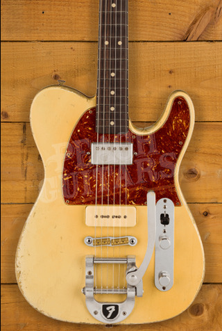 Fender Custom Shop MB Dale Wilson '63 Tele w/Bigsby Journeyman Aged Olympic White