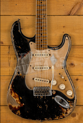 Fender Custom Shop Masterbuilt Van Trigt 50s Strat | Heavy Relic Black/Violin Burst