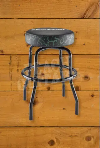 Jackson Barstool Green Crackle - 25"