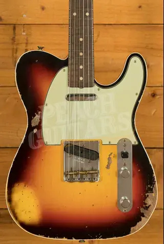 Fender Custom Shop 60 Tele - Custom Heavy Relic 3-Tone Sunburst