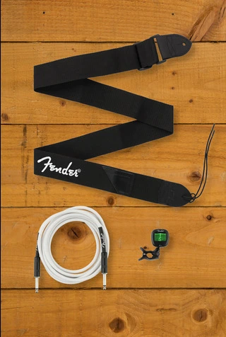 Fender Accessories Bundle Pack - Cable/Tuner/Strap