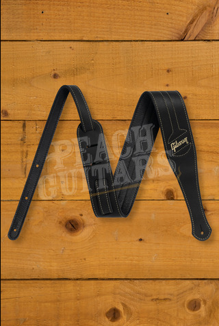 Gibson The Classic Black Leather Guitar Strap