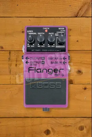 BOSS BF-3 Guitar & Bass Stereo Flanger Pedal