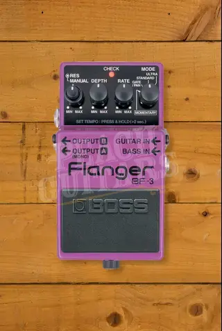 BOSS BF-3 Guitar & Bass Stereo Flanger Pedal