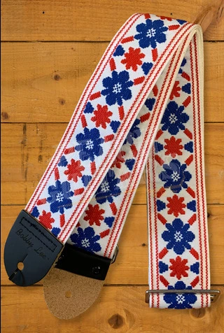 Souldier Classic Guitar Strap - Tulip - Cream w/Bobby Lee Ends