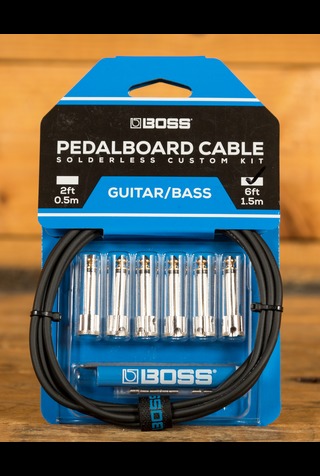Boss Pedalboard Cable Kit 6ft 6 Connectors