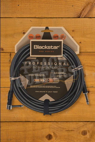 Blackstar Professional Instrument Cable | 1/4" - Angled - 20'