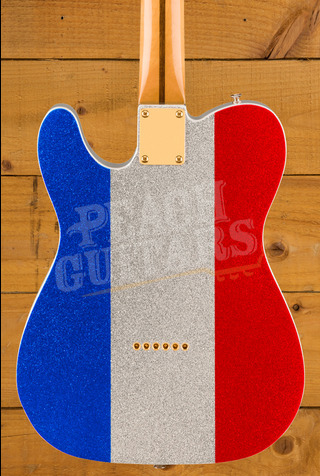 Fender Limited Edition Buck Owens Telecaster | Red/Silver/Blue Sparkle