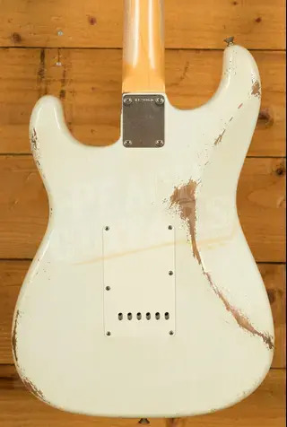 Fender Custom Shop Masterbuilt David Brown '61 Strat - Relic Olympic White