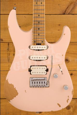 Charvel Pro-Mod Rick Graham DK24 2PT CM - Maple - Worn Shell Pink