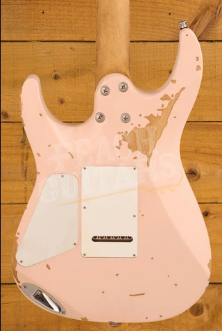 Charvel Pro-Mod Rick Graham DK24 2PT CM - Maple - Worn Shell Pink