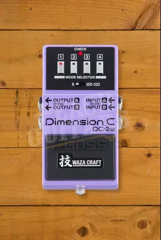 BOSS DC-2w Waza Craft Guitar & Bass Stereo Dimension C Pedal