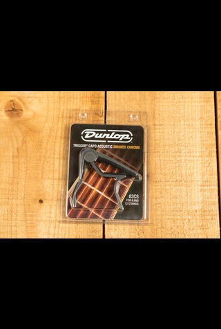 Dunlop Trigger Capo Curved - Smoked Chrome