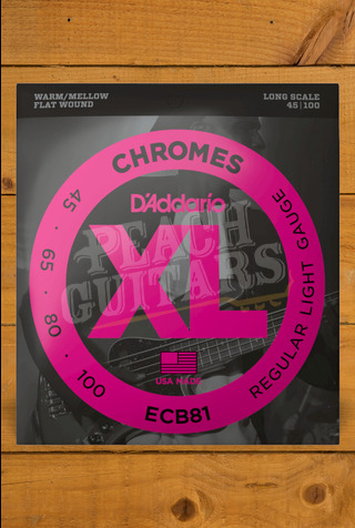 D'Addario Bass Strings | Chromes - Light - 45-100 - Long Scale