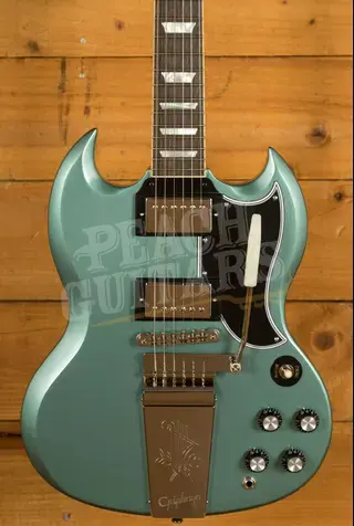Epiphone 1964 SG Standard with Maestro Vibrola Reissue Pelham Blue