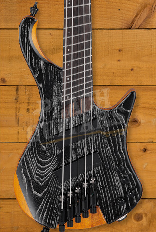 Ibanez EHB Workshop Basses | EHB1135MS - 5-String - Silver Wave Black Low Gloss