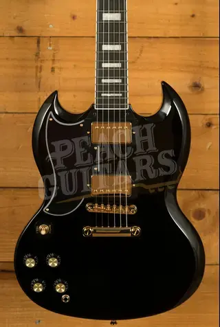 Epiphone Inspired by Gibson SG Custom | Ebony w/Gigbag *Left-Handed*