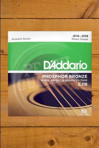 D'Addario Acoustic Strings | Phosphor Bronze - Heavy - 14-59