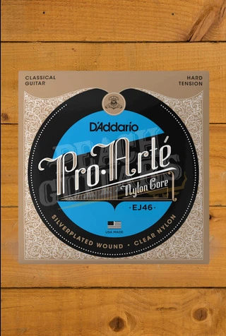 D'Addario EJ46 Nylon Classical Guitar Strings - Hard Tension