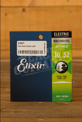 Elixir Electric Optiweb Strings - 10-52 (Light/Heavy)
