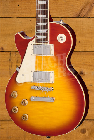 Epiphone Les Paul Standard 50s Figured | Washed Cherry Sunburst w/Gigbag *Left-Handed*