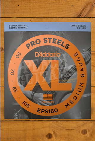 D'Addario Bass Strings | Pro Steels - Medium - 50-105 - Long Scale