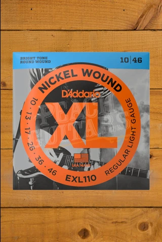 D'Addario EXL110 Nickel Wound Electric Guitar Strings - 10-46