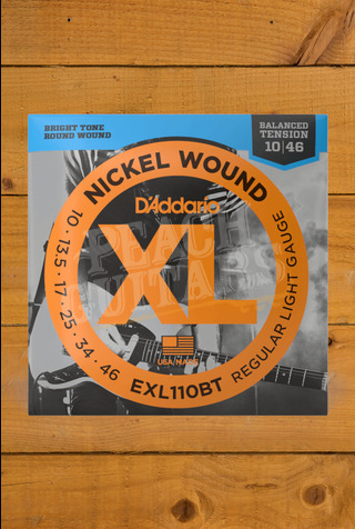 D'Addario Electric Strings | Nickel Wound - Light - 10-46 - Balanced Tension