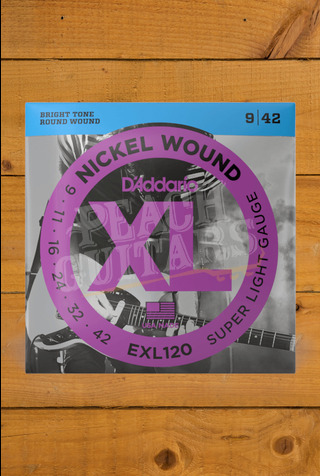 D'Addario Electric Strings | Nickel Wound - Super Light - 9-42