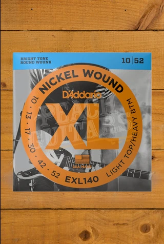 D'Addario EXL140 Nickel Wound Electric Guitar Strings - 10-52
