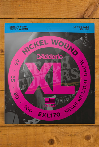 D'Addario Bass Strings | Nickel Wound - Light - 45-100 - Long Scale