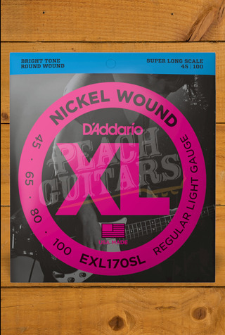 D'Addario Bass Strings | Nickel Wound - Light - 45-100 - Super Long Scale