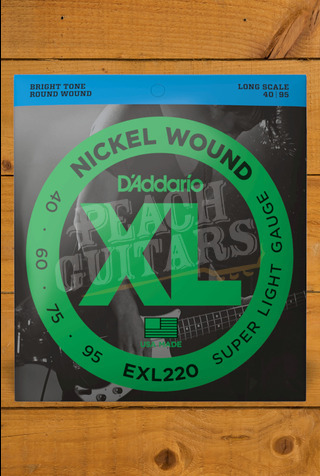D'Addario Bass Strings | Nickel Wound - Super Light - 40-95 - Long Scale