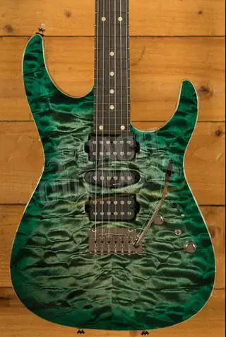 Tom Anderson Angel | Cajun Key Lime to Teal Burst