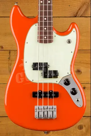 Fender Player II Mustang Bass PJ - Rosewood - Rallye Orange