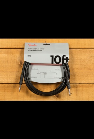 Fender Accessories | Professional Cable - Straight/Straight - 10' - Black