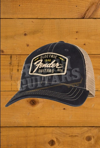 Fender Transition Logo Patch Hat - Black/Stone